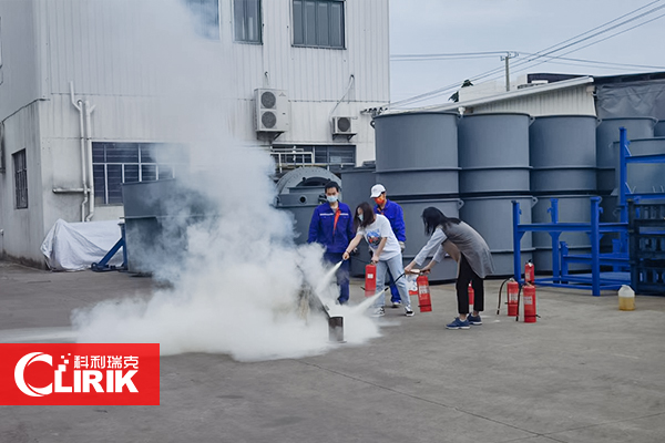 Clirik Machinery fire drill